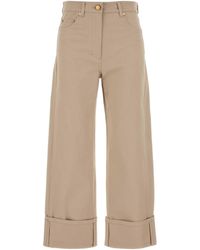 Max Mara - S Logo Patch Straight Leg Trousers - Lyst