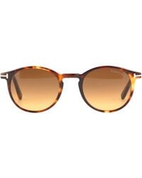 Tom Ford - Eyewear Andrea Round Frame Sunglasses - Lyst