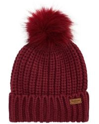 Barbour - Coarse-Needle Fuzzy-Knit Cold Cap - Lyst