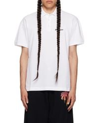 Palm Angels - Logo Embroidered Polo Shirt - Lyst