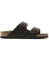 Birkenstock - Arizona Leather Open Toe Sandals - Lyst