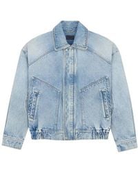 Saint Laurent - Relaxed Denim Jacket - Lyst