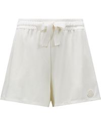 Moncler - Viscose Shorts - Lyst