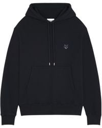 Maison Kitsuné - Maison Kitsuné Bold Fox Head Patch Drawstring Hoodie - Lyst