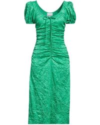 Ganni - Midi Dress - Lyst