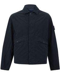 Stone Island - Collar Casual Jacket - Lyst