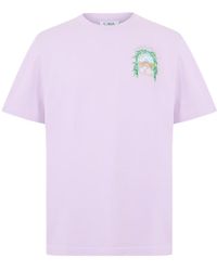 CASABLANCA - Patterned T-Shirt - Lyst