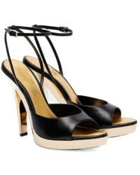 Paris Texas - Gala Leather Platform Sandals - Lyst