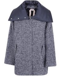 N°21 - Long-Sleeved Coat With A Lapel Collar - Lyst