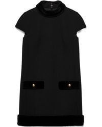 Prada - Natté Mini-Dress - Lyst