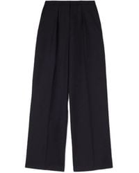 Palm Angels - High-Waisted Wide-Leg Trousers - Lyst