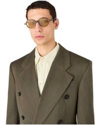 Bottega Veneta - Eyewear Intrecciato Square Sunglasses - Lyst