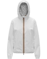 K-Way - Zip-Up Hooded Jacket - Lyst