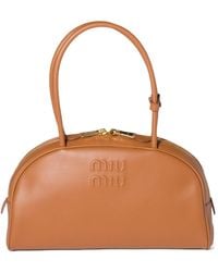 Miu Miu - Beau Leather Bag - Lyst