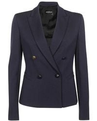 Dondup - Fitted Double-Breasted Blazer - Lyst