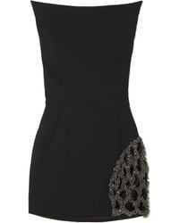 Maticevski - Reveal Embellished Stretch-Crepe Mini Dress - Lyst