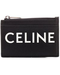Celine - Zipped Card Holder - Lyst