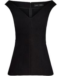 Proenza Schouler - Mariam V-Neck Top - Lyst