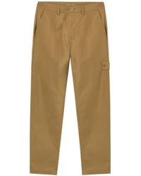 Stone Island - Logo Patch Chinos - Lyst
