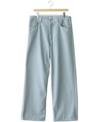 AURALEE - Straight Leg Jeans - Lyst