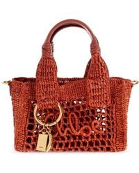 Chloé - Chloé Mini Summer Banana East-West Tote Bag - Lyst