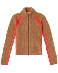 DIESEL - M-Louise Zip-Front Cardigan - Lyst