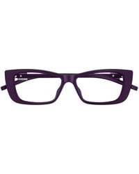 Gucci - Eyewear Cat Eye Frame Glasses - Lyst
