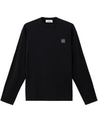 Stone Island - Logo-Patch Long-Sleeve T-Shirt - Lyst