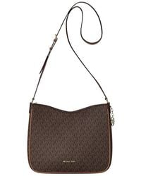 Michael Kors - Nayla Medium Signature Logo Messenger Bag - Lyst
