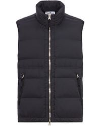 Stone Island - Padded Zip-Front Vest - Lyst