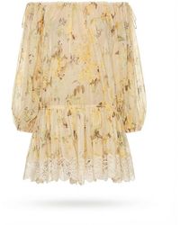 Zimmermann - Cascadian Tiered Printed Mini Dress - Lyst