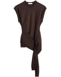 Lemaire - Sleeveless Buttoned Knitted Top - Lyst