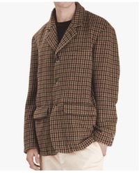 Barena - Single Breasted Checked Jacket - Lyst