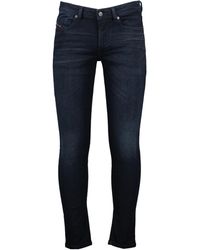 DIESEL - 1979 Sleenker Logo Embroidered Skinny Jeans - Lyst