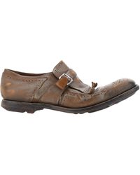 Church's - Buckle Detailed Round Toe Loafers - Lyst