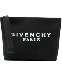 Givenchy - Paris Signature Logo Zipped Pouc - Lyst