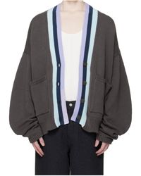 Edward Cuming - Heart Throb Long-Sleeve Knit Cardigan - Lyst