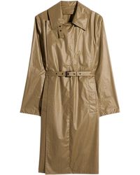 Lemaire - Water Repellent Belted Wrap Coat - Lyst