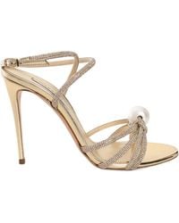 Casadei - 100Mm Julia Labuan Sandals - Lyst