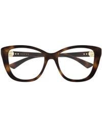Gucci - Eyewear Cat Eye Frame Glasses - Lyst