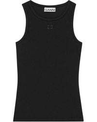 Ganni - Tank Top - Lyst