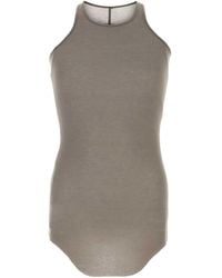 Rick Owens - Ribbed Racerback Tank Top - Lyst