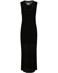 Loulou de Saison - Icaria Sheer Knitted Dress - Lyst