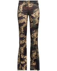 DIESEL - Camouflage Flared Trousers - Lyst