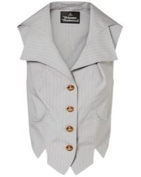 Vivienne Westwood - Meryl Pinstripe Cotton Waistcoat - Lyst