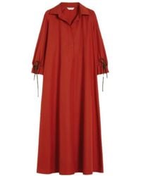 Max Mara - Cotton Poplin Midi Shirt Dress - Lyst
