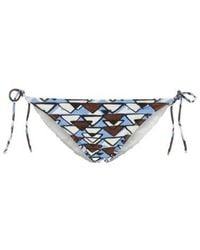 Prada - Allover Printed Bikini Bottoms - Lyst