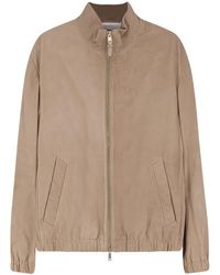 BOSS - Boss Zip-Up High Neck Jacket - Lyst