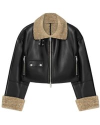 Nanushka - Jemma Bonded Shearling Jacket - Lyst