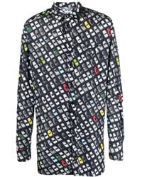 Bottega Veneta - Allover Print Shirt - Lyst